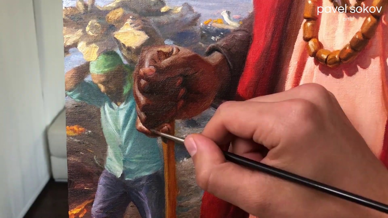 Chapter 3 Hands | How I Painted An Indian Sadhu At the Burning Ghat In Varanasi