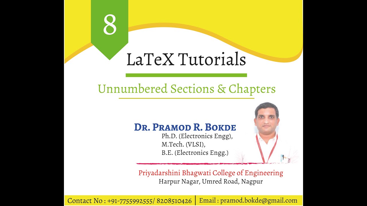 Unnumbered Sections and Chapters