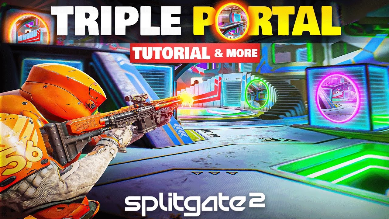 Splitgate 2: Triple Portal Tutorial + Strategies and Tips!