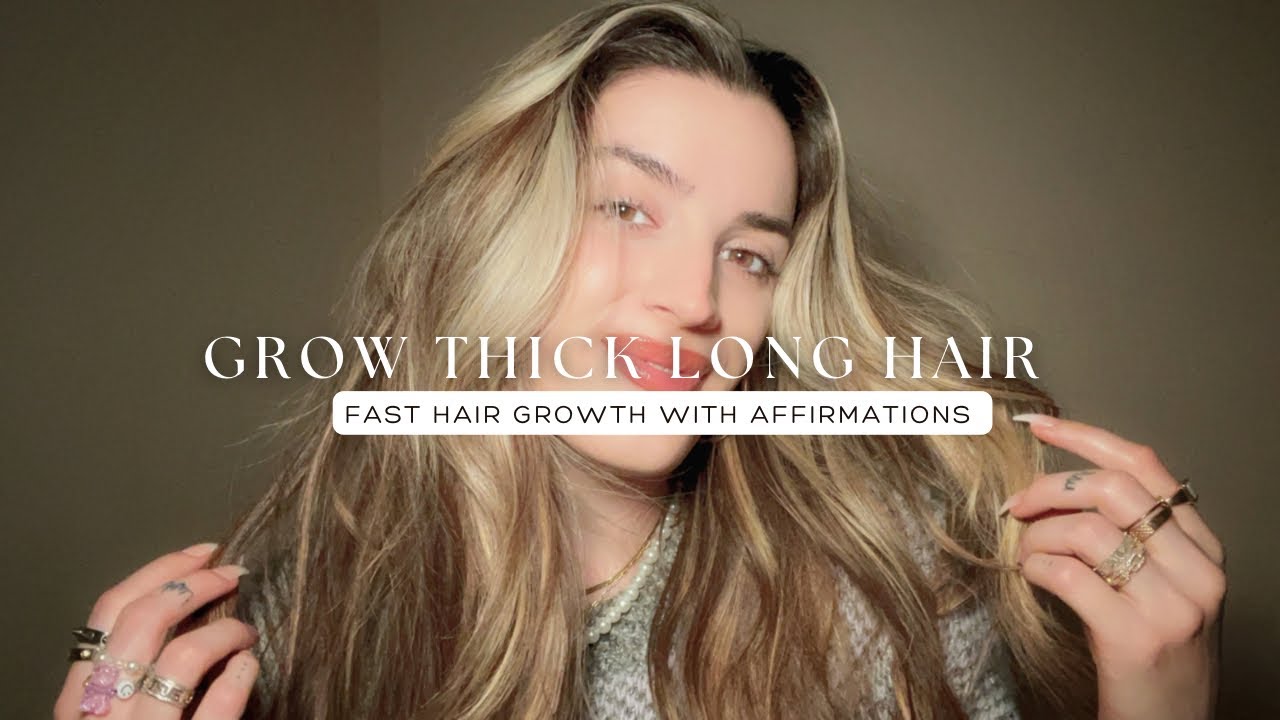 Reiki ASMR to Grow Thick Long Hair I Fast Hair Growth Affirmations