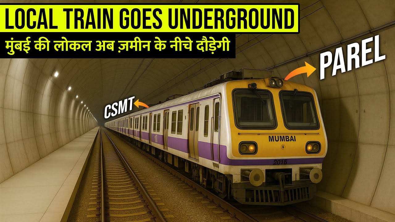 Mumbai's Most Expensive Local Rail Upgrade Yet || CSMT से Parel तक बनेगा रेल सुरंग मार्ग !