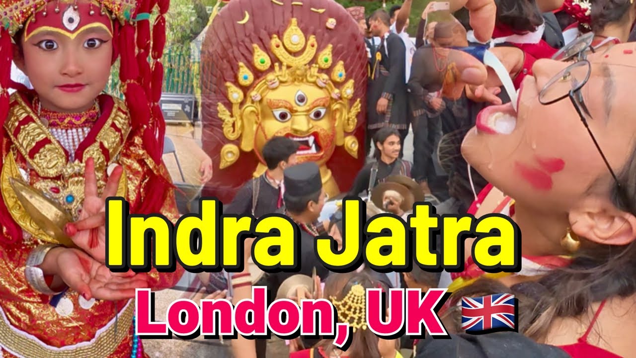 Indra jatra in London, UK 🇬🇧 || युकेको लन्डनमा पहिलो पटक इन्द्र जात्रा 