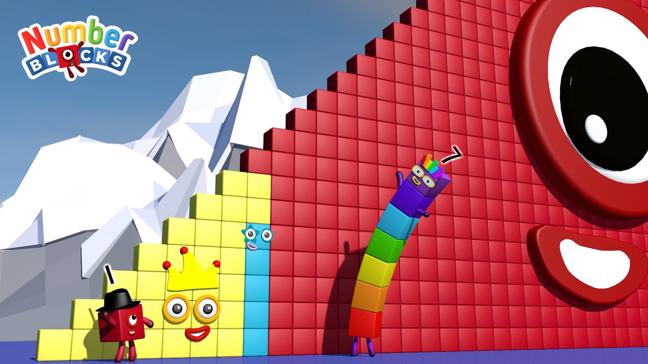 Let's Count 1035 with Numberblocks Standing Tall! Super Fun Cubes