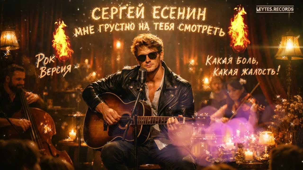 Мне грустно на тебя смотреть. Сергей Есенин лайв версия| LEYTES RECORDS