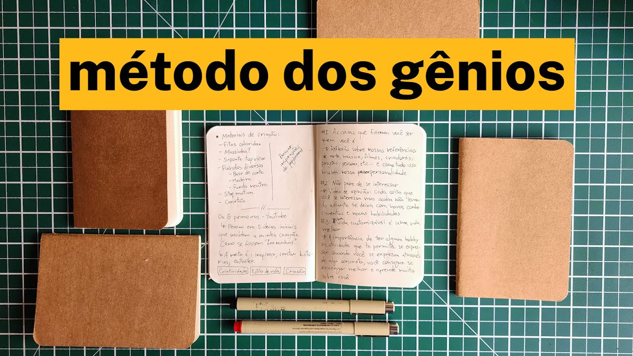 3 formas GENIAIS de usar cadernos de bolso
