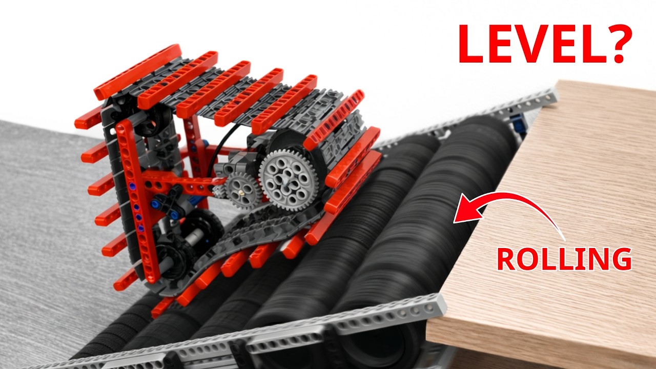5 LEGO Technic Cars Vs Rolling Tire Slope &ndash; Can They Climb? | LEGO Smart
