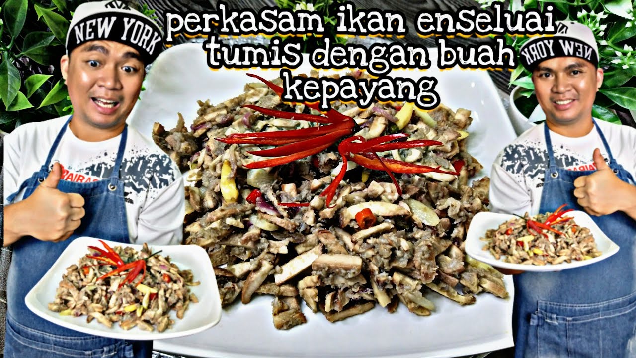 Pekasam ikan enseluai tumis dengan buah kepayang || menu kegemaran dady ceyin
