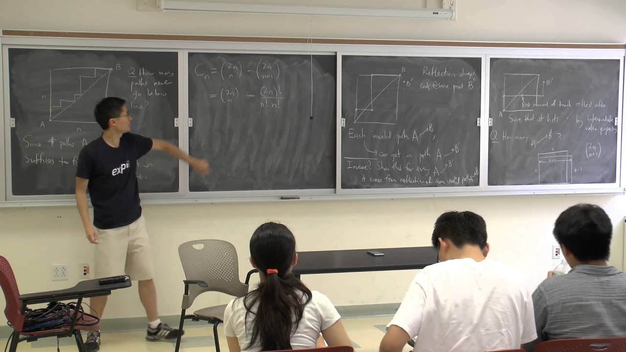 NYMC Talk by Dr. Po-Shen Loh on Catalan Numbers (Part 2)
