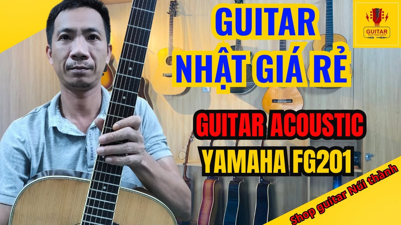 Guitar Acoustic yamaha FG201|Guitar nhật|guitar yamaha