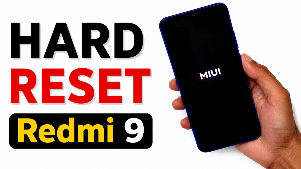 How to Hard Reset Redmi 9 - Forgotten Password/Factory Reset