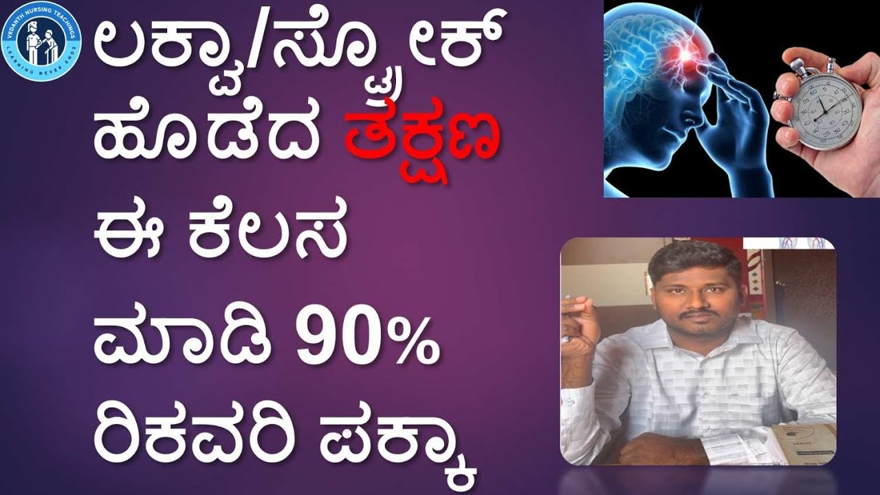 Golden hour of Stroke|Symptoms, right way, right care|
