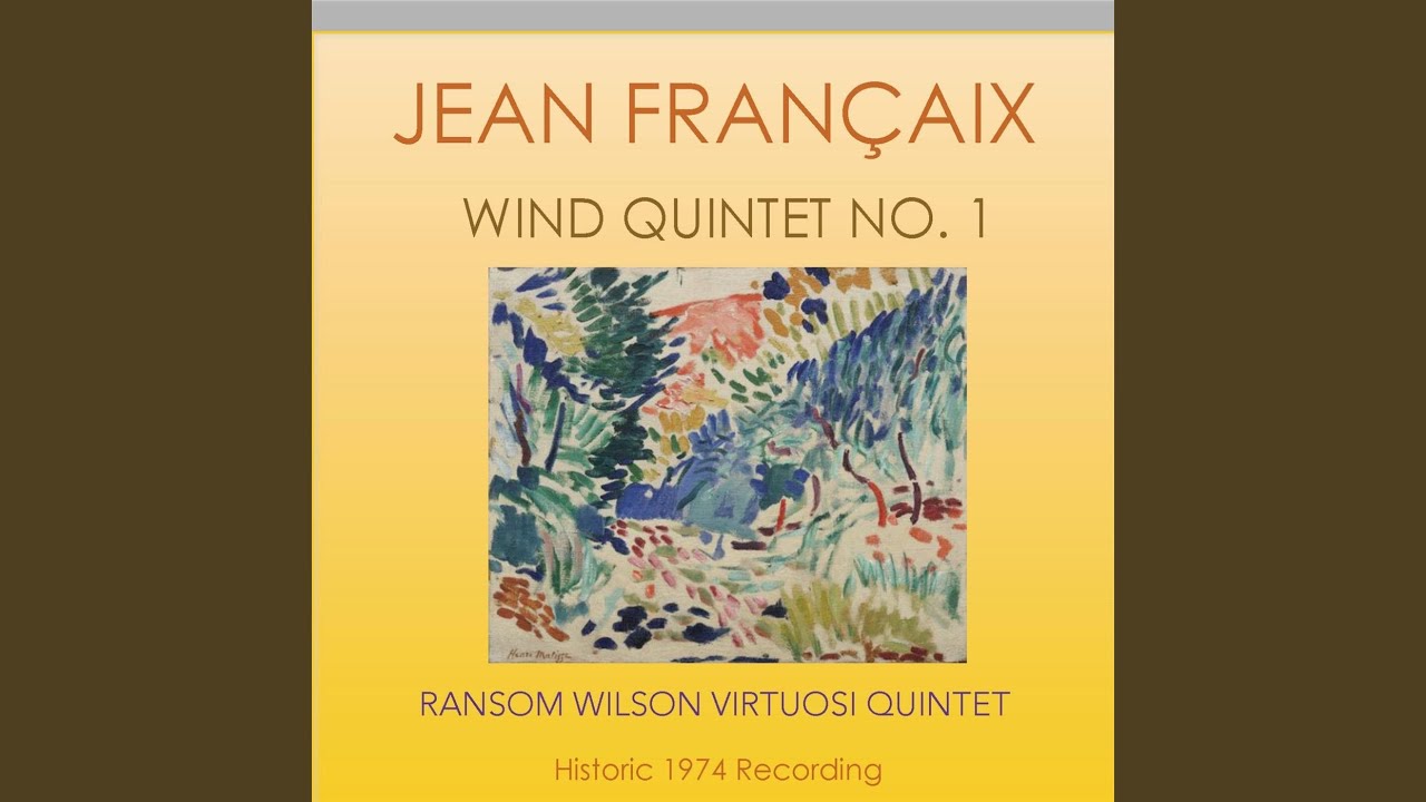 Jean Françaix: Wind Quintet No. 1