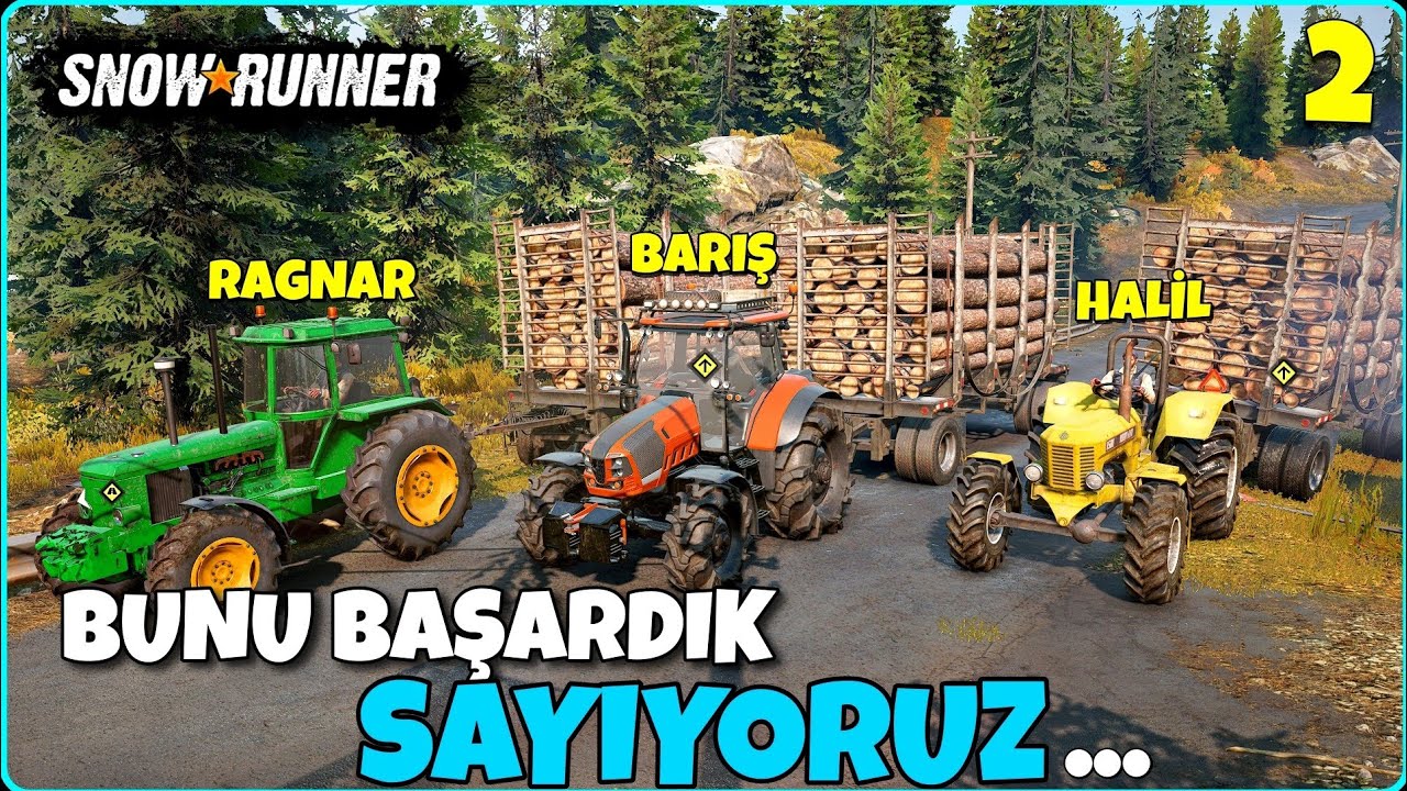 BÜYÜK MÜCADELE SONUNDA YÜKÜ TESLİM ETTİK--YENİ HARİTA KEŞFETTİK--TRAKTÖR MODLARI İLE @55ragnarlive