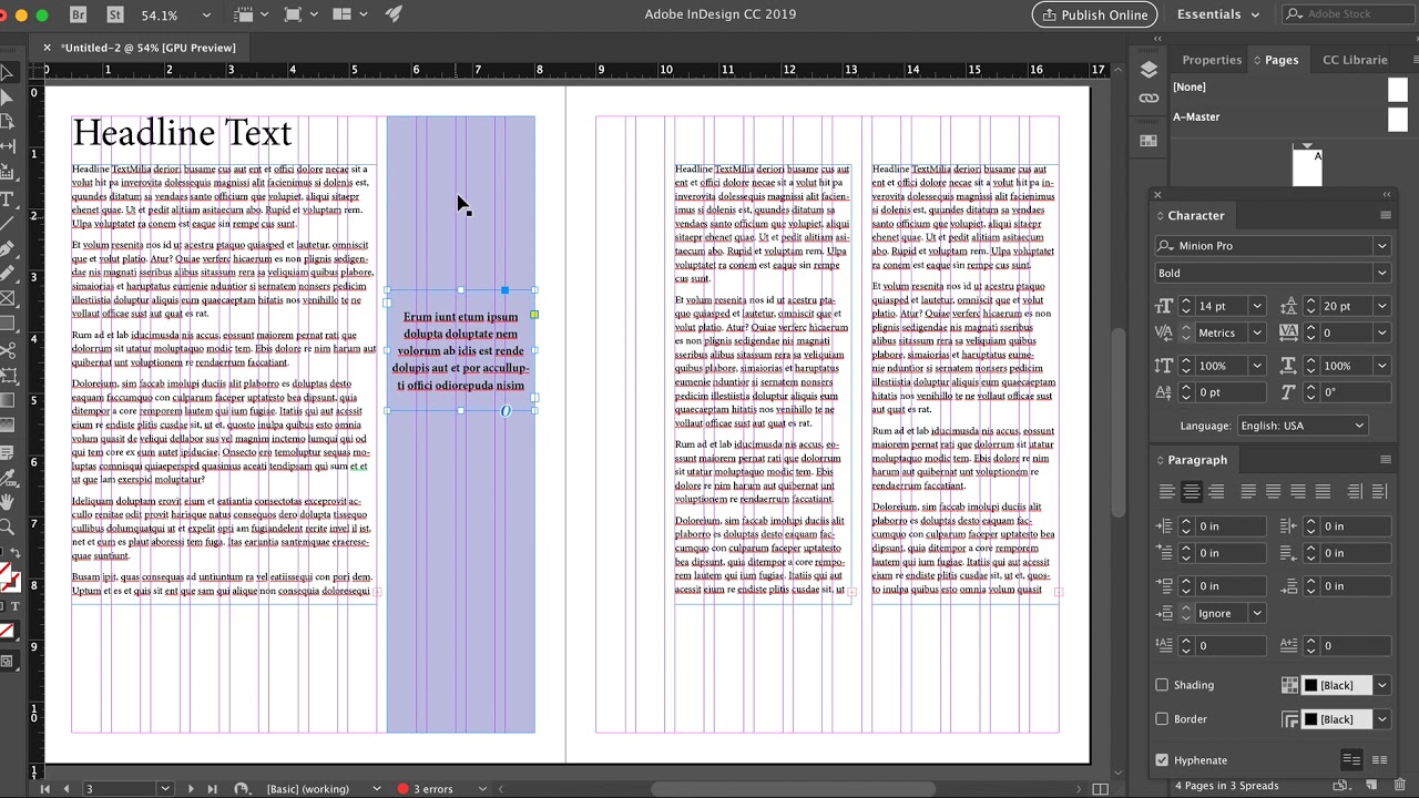 GRD-146 Annual Report Tip (12 column grid structure)