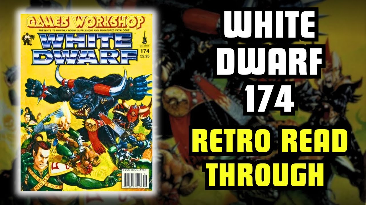 White Dwarf 174 - Retro Read Through. Blood Bowl Death Zone and Space Marine Razorback