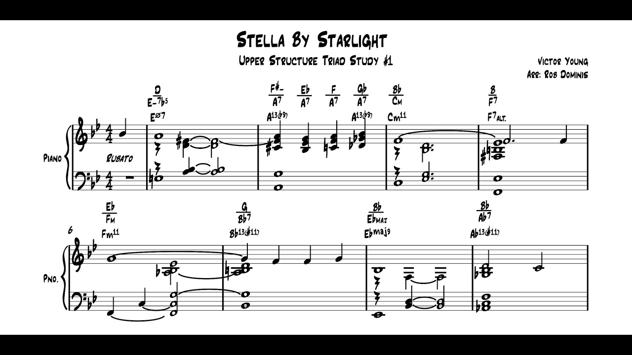 Stella By Starlight - Upper Structure Triad Study #1