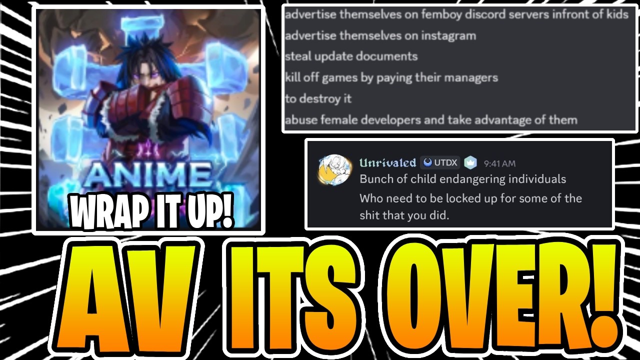 Ситуация между AV и UTD просто БЕЗУМНАЯ! (Скам, файлы и ГРУМИНГ!? ВСЁ ЕЩЁ НЕ ДОКАЗАНО💀)