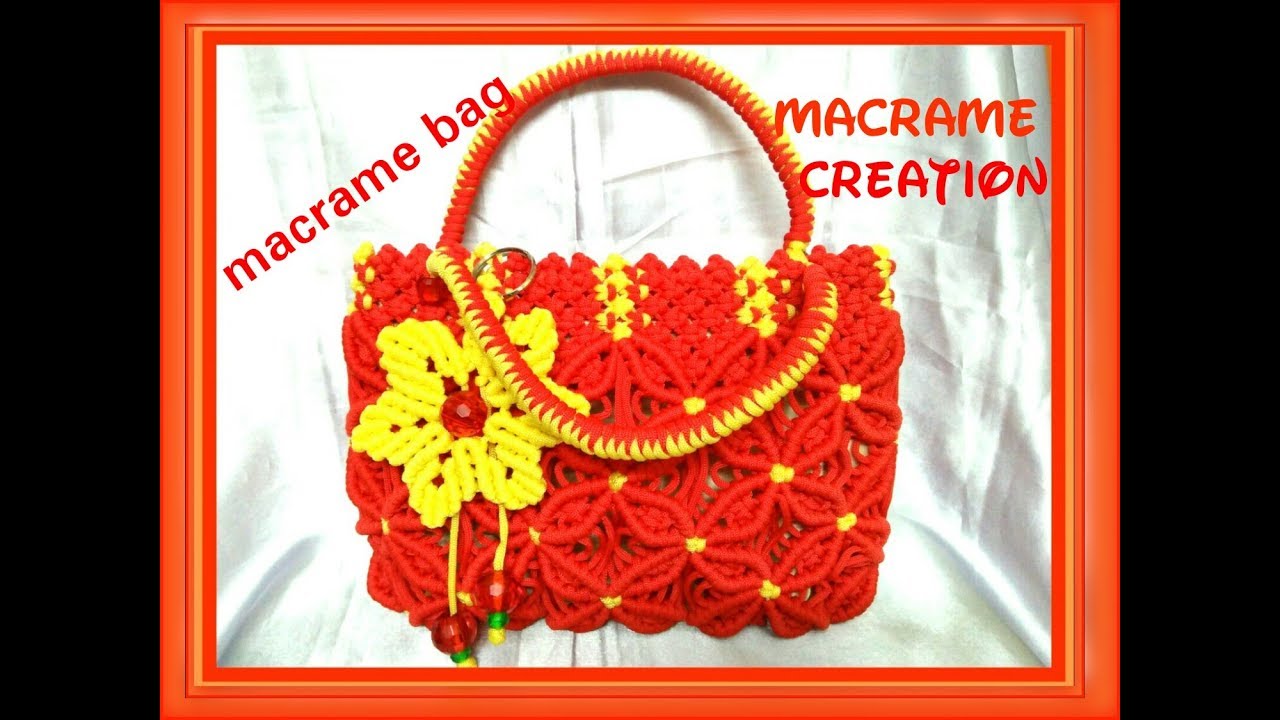 MACRAME BAG new design in hindi (part-1)