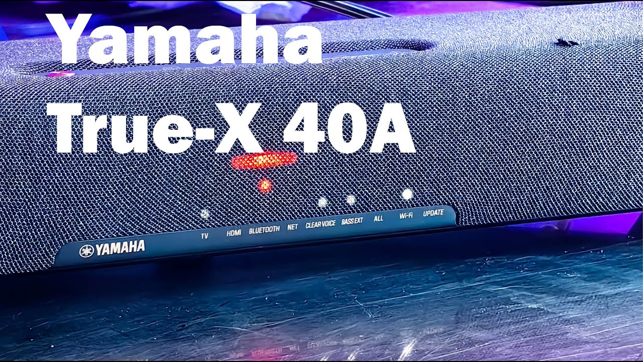 Yamaha True-X 40A soundbar review and deep unboxing