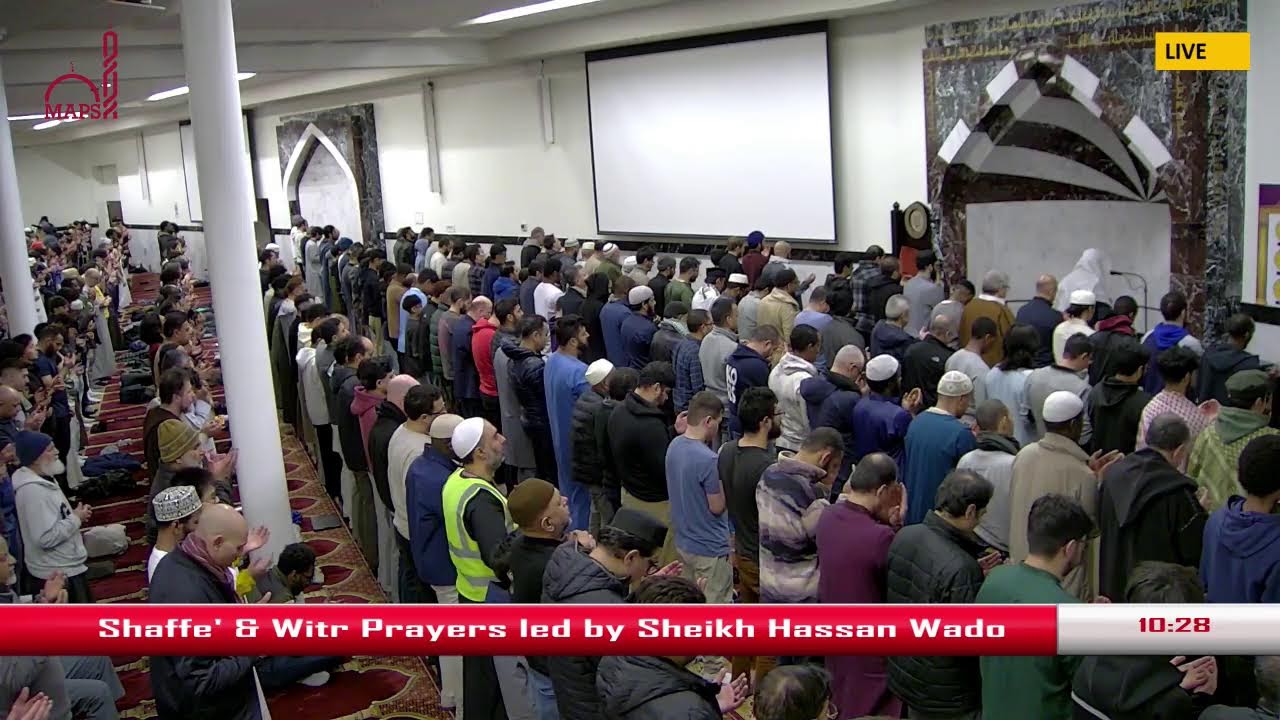 26th Taraweeh of Ramadan 2026-1447 | Sh. Hasan Wado | MAPS Redmond