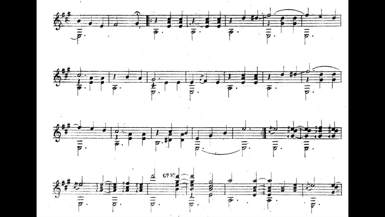 Julian Arcas - Manuelito for Guitar [Score-Video]