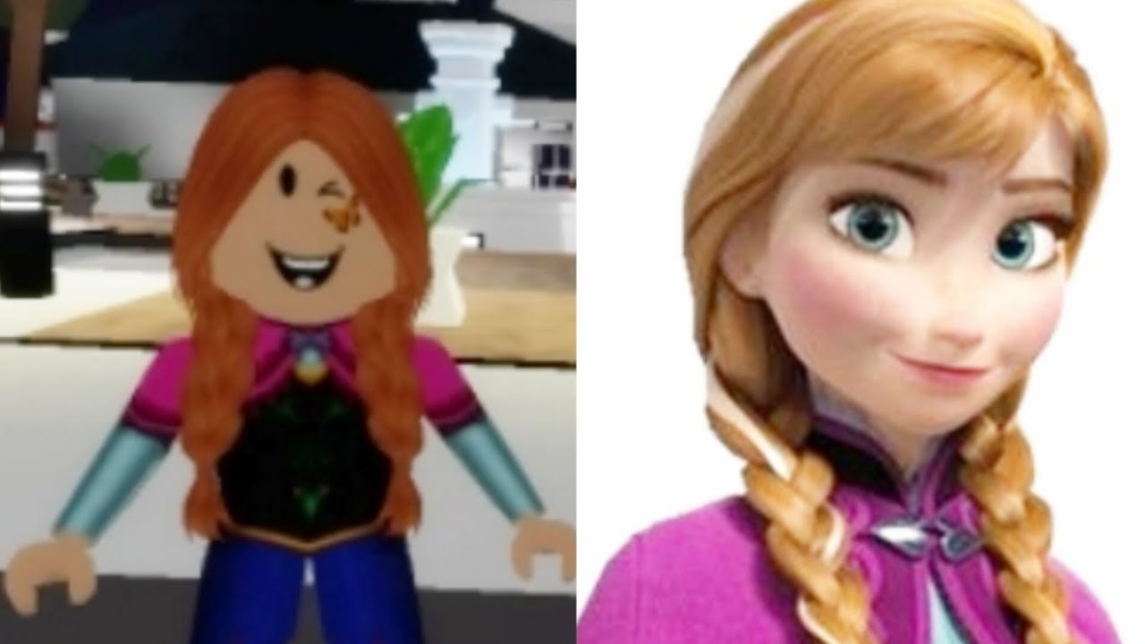 COMO COLOCAR A ANNA DA FROZEN NO BROOKHAVEN - ( ROBLOX )