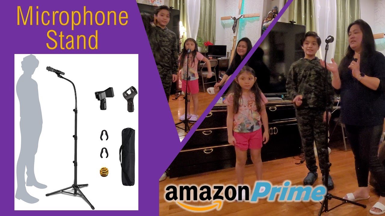 Microphone Stand from Amazon ║Josh&Sarah ║HalukayTV