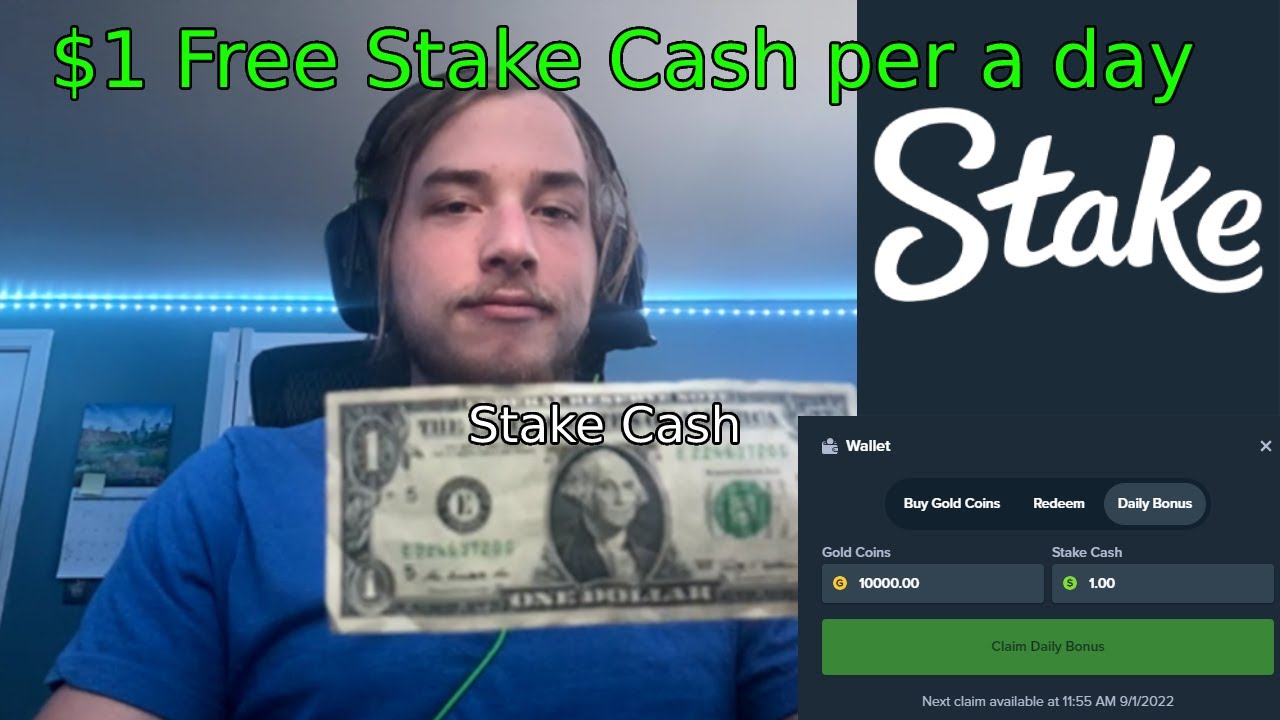 Stake.us Bonus Free Stake Cash Everyday (1$ USD Equivalent)
