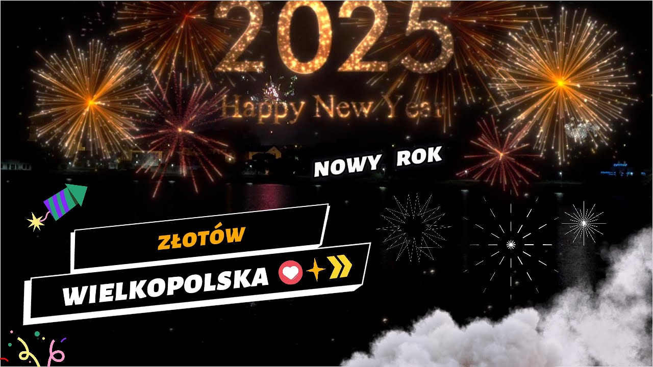 Złotów 2025 | Noworoczny Blask nad Jeziorem Miejskim!