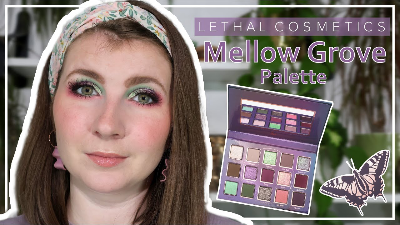 MELLOW GROVE 🦋💜 Lethal Cosmetics Eyeshadow Palette | Review
