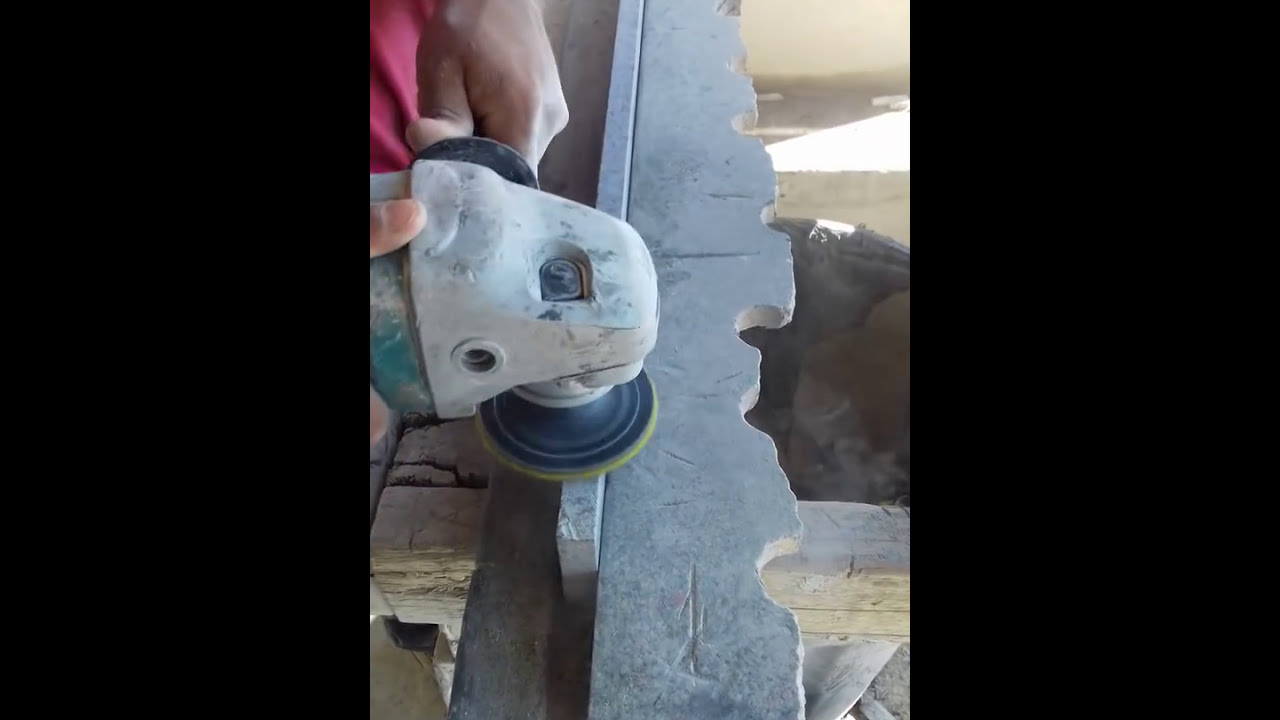 Novo método de polimento de granito escuro com apenas 3 ferramentas