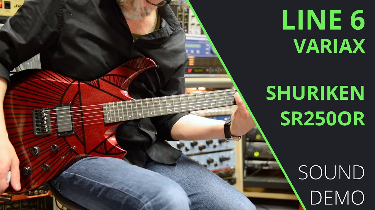 Line 6 Variax Shuriken SR250 OR (no talking)