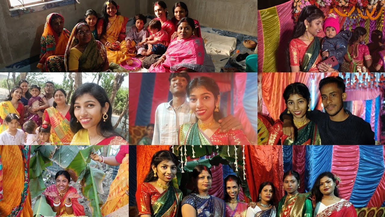 বোনের বিয়ে সবাই খুব আনন্দ করলাম।। Mousumi Das ।।