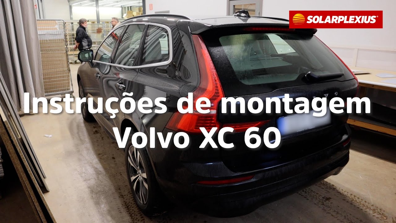 Escurcerecendo os vidros do Volvo XC60 com as películas Solarplexius
