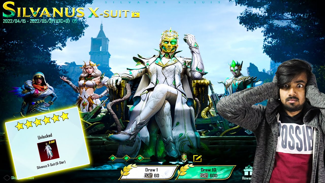 😱 OMG !! I GOT 4 X-SUIT IN NEW SILVANUS X SUIT CRATE OPENING & LUCKY SPIN IN BGMI PART 1