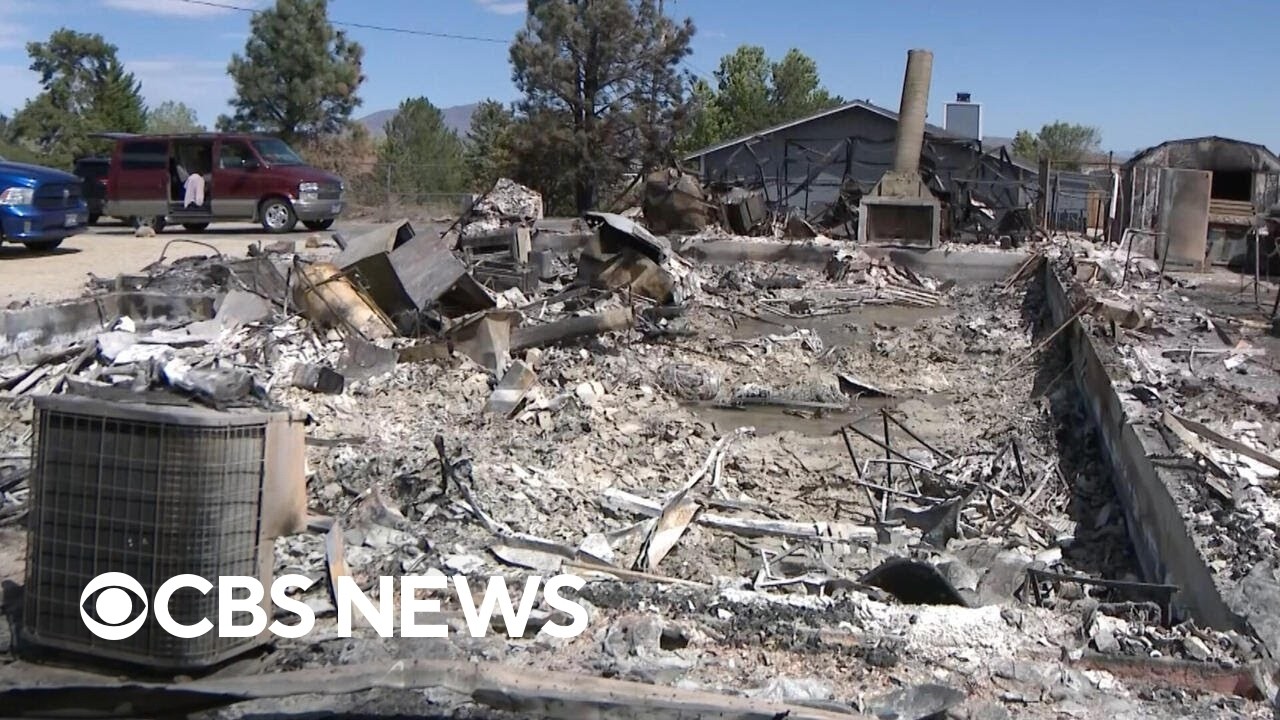 See the Hawk Fire's damage around Reno, Nevada