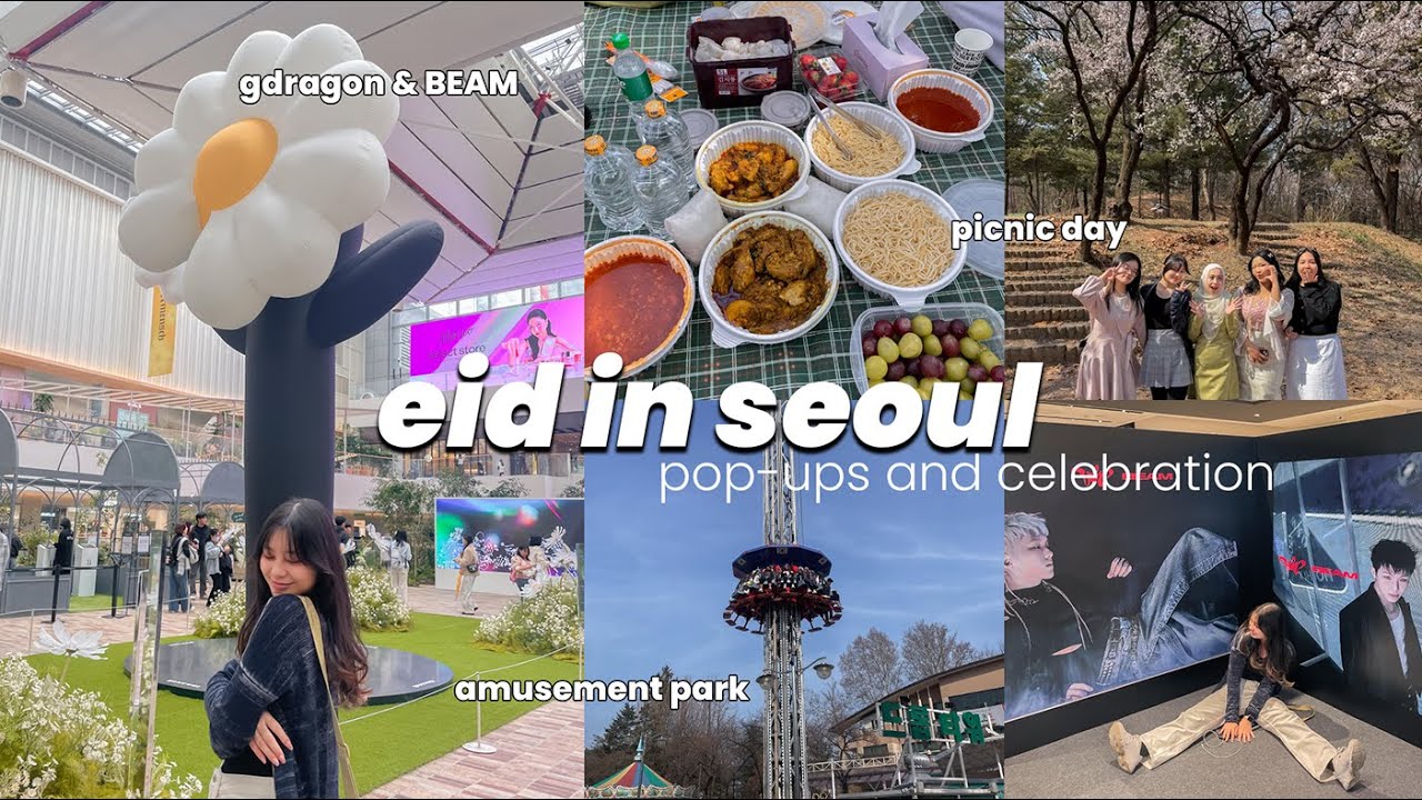 eid in seoul | indonesian exchange student, pop-ups with roommates, celebration with friends