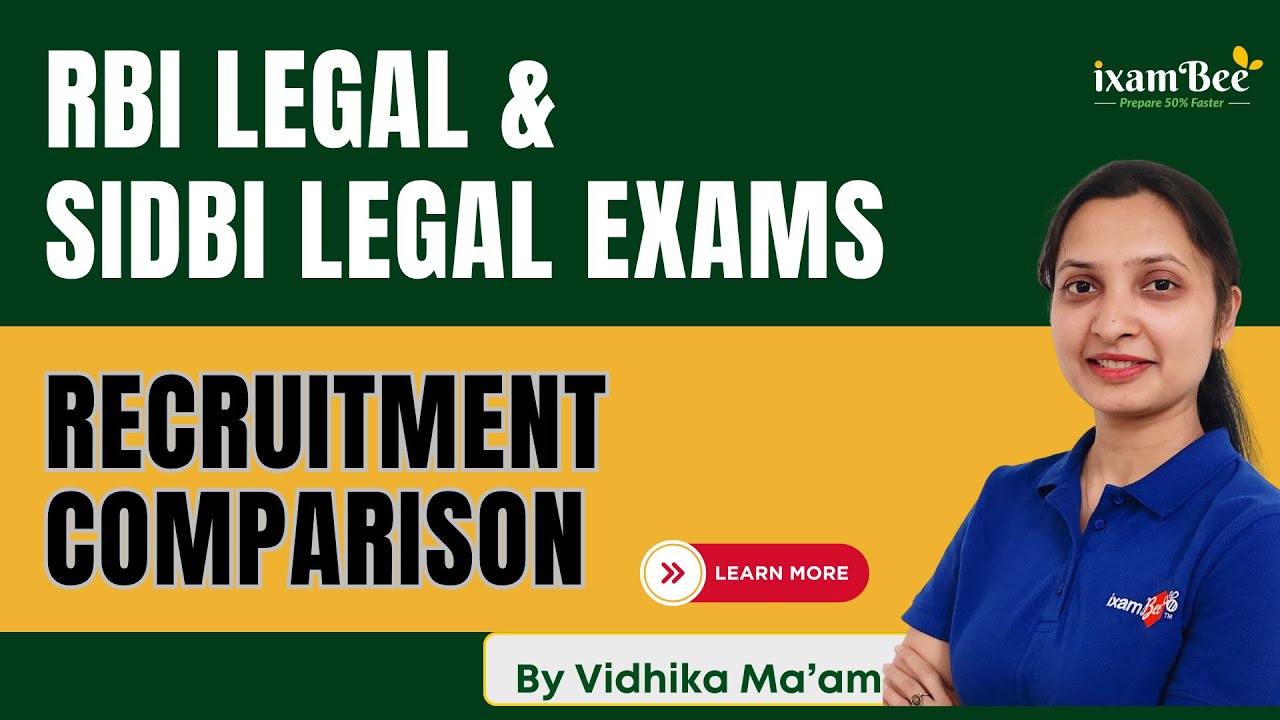 Comparison of RBI Legal & SIDBI Legal exams