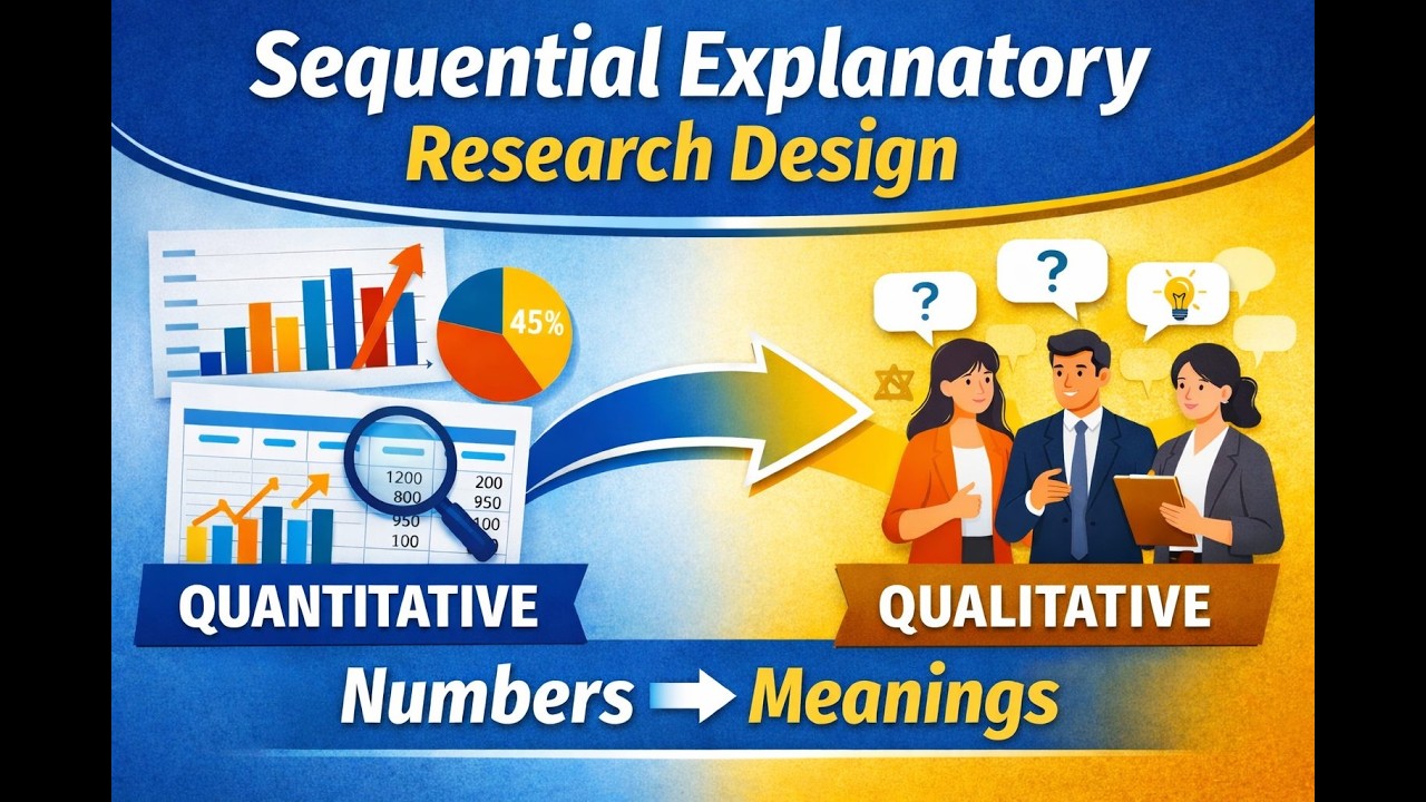 What is sequential explanatory research design?