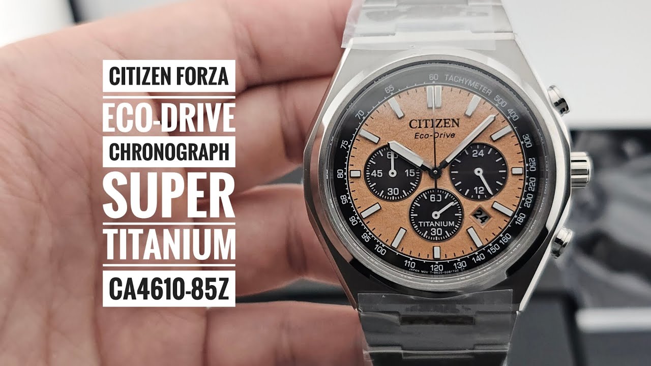 Citizen Forza Eco-Drive Chronograph Super Titanium CA4610-85Z