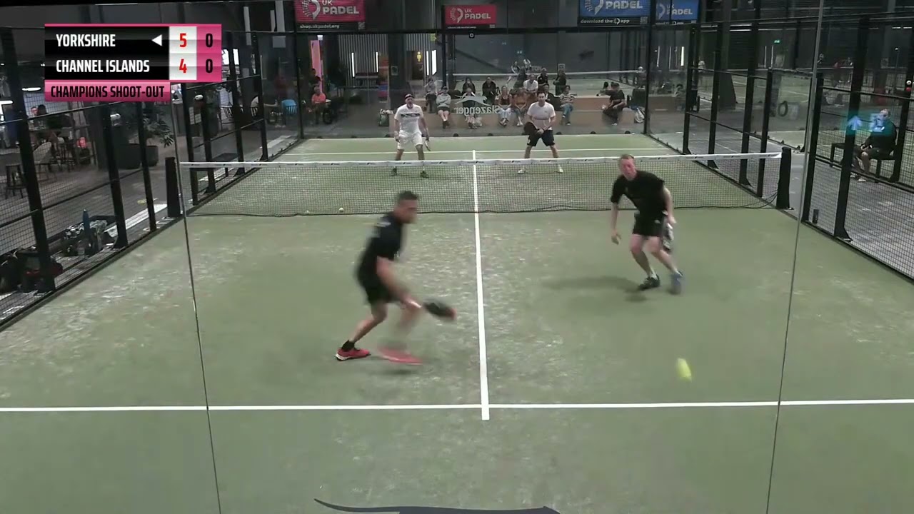 The shoot-out that decided the men's final!  | UK Padel o40 County Championships