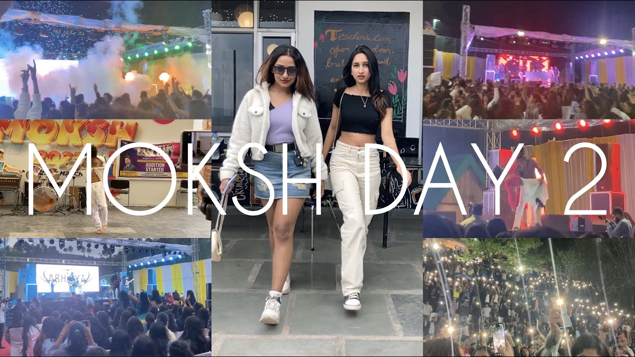 Moksh 2023 shoolini university | Day 2 | EDM night
