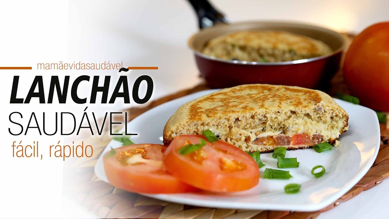 LANCHÃO SAUDÁVEL DE FRIGIDEIRA - fácil, rápido e delicioso