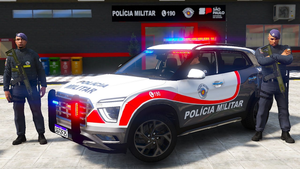 ABORDAGEM COMANDO FORÇA PATRULHA / NOVO CRETA NOVA FARDA PMESP | GTA 5 POLICIAL