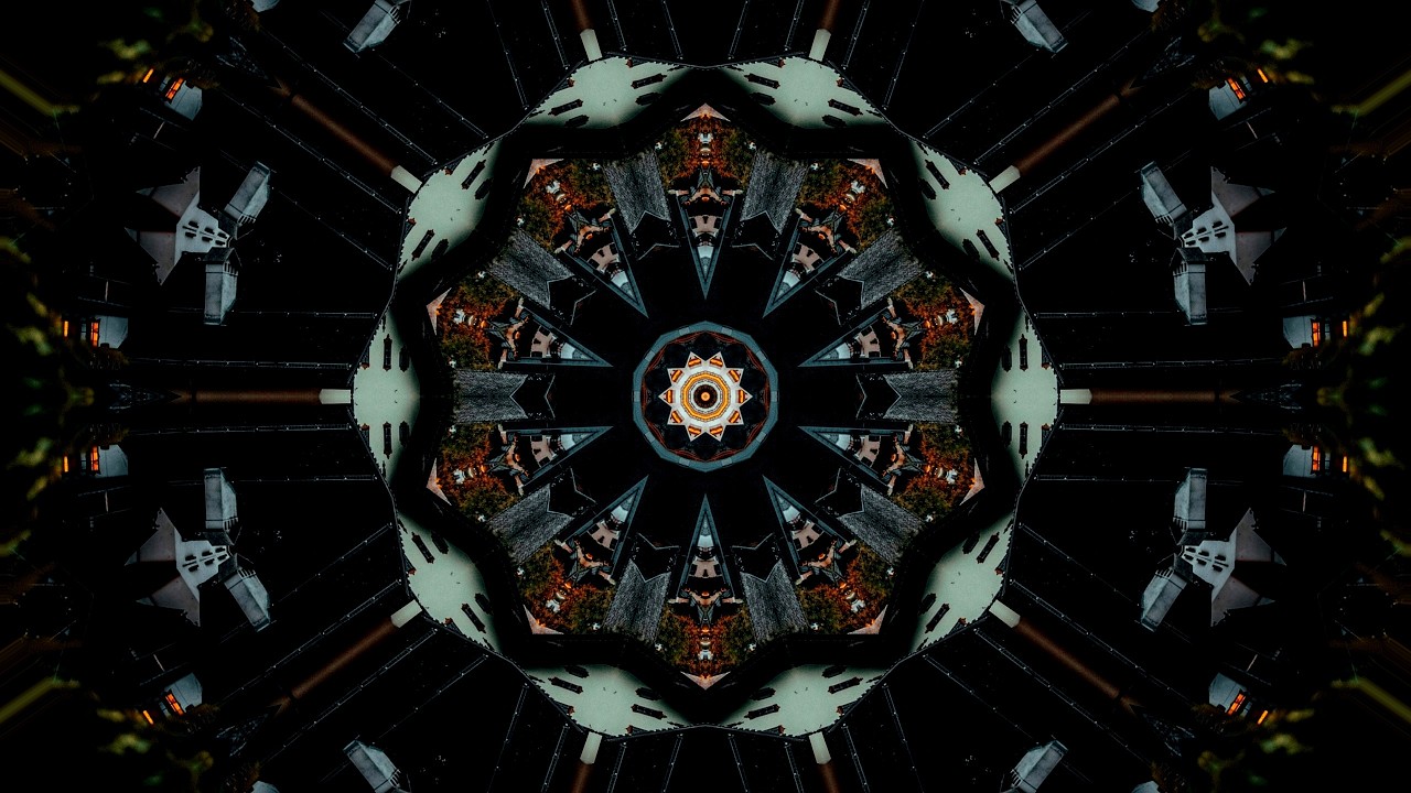 Ambient Kaleidoscope Visual Space for Calm and Awareness