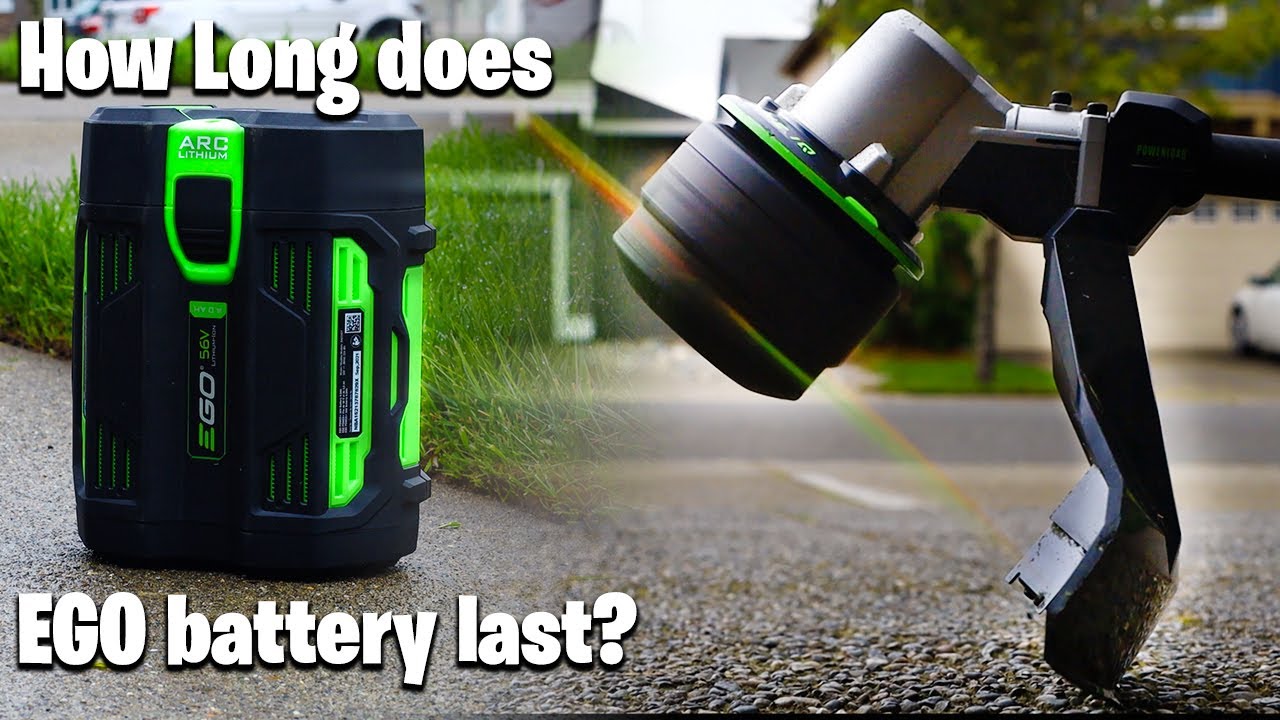 How long does EGO battery last on Power+ 16
