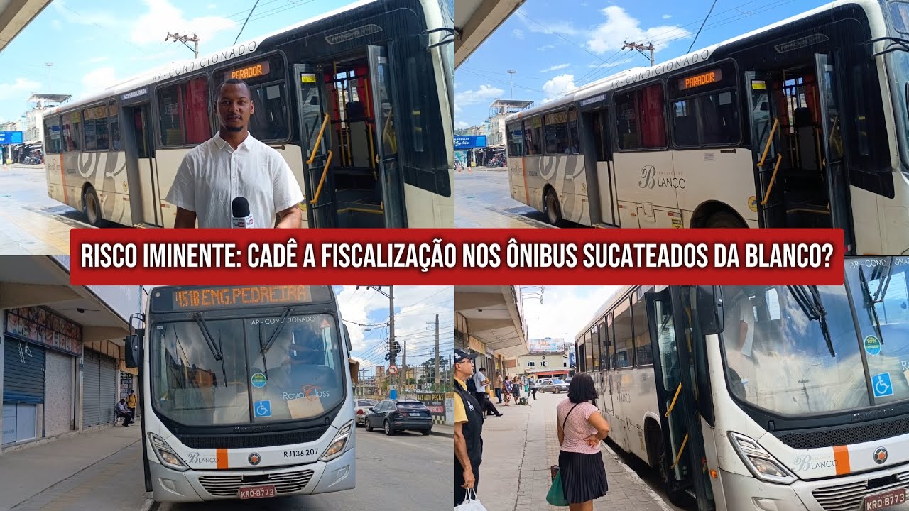Denuncia de Ônibus Sucateado  - Transportes Blanco   (Japeri-RJ) #noticias