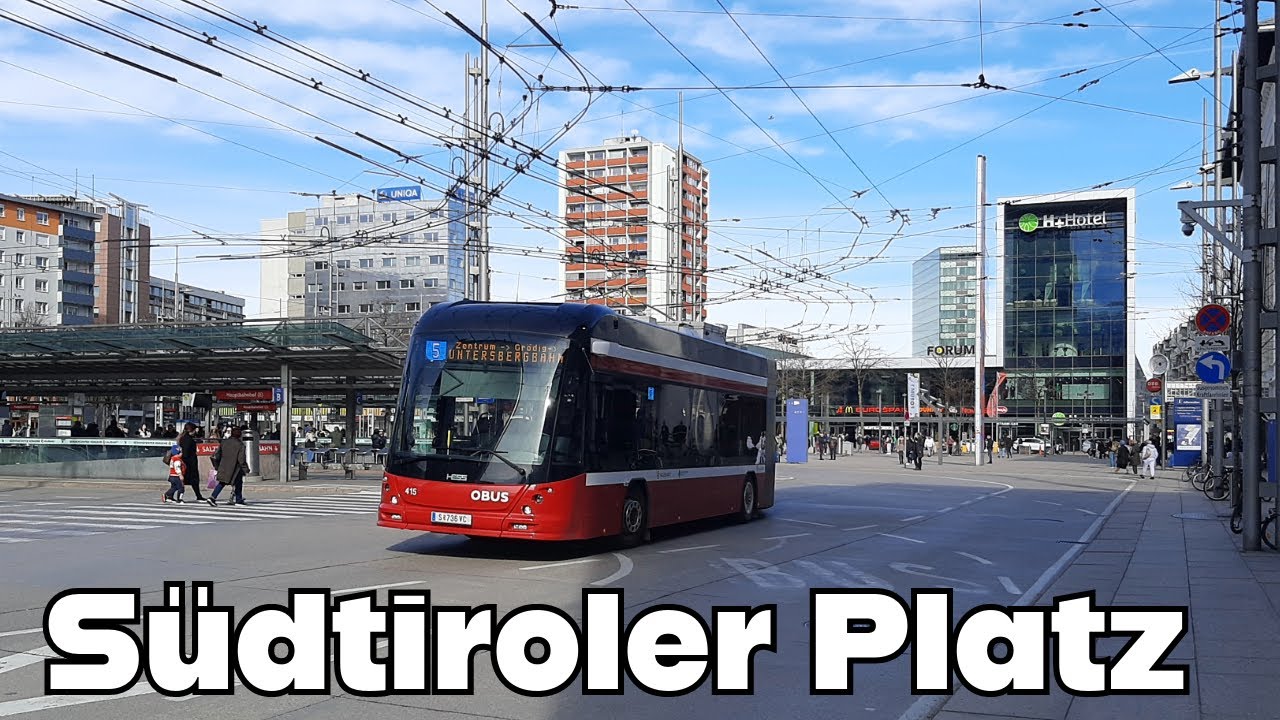 Trolleybuses in Salzburg | Südtiroler Platz