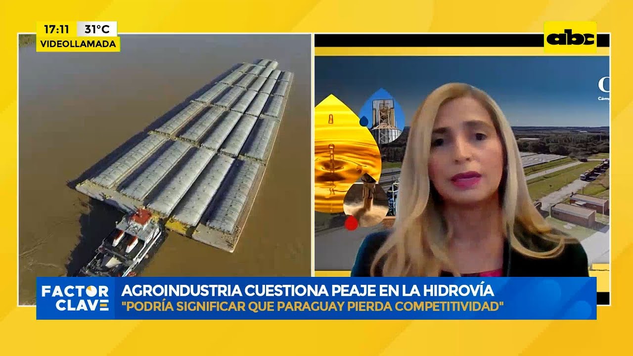 Agroindustria cuestiona peaje en la hidrovía