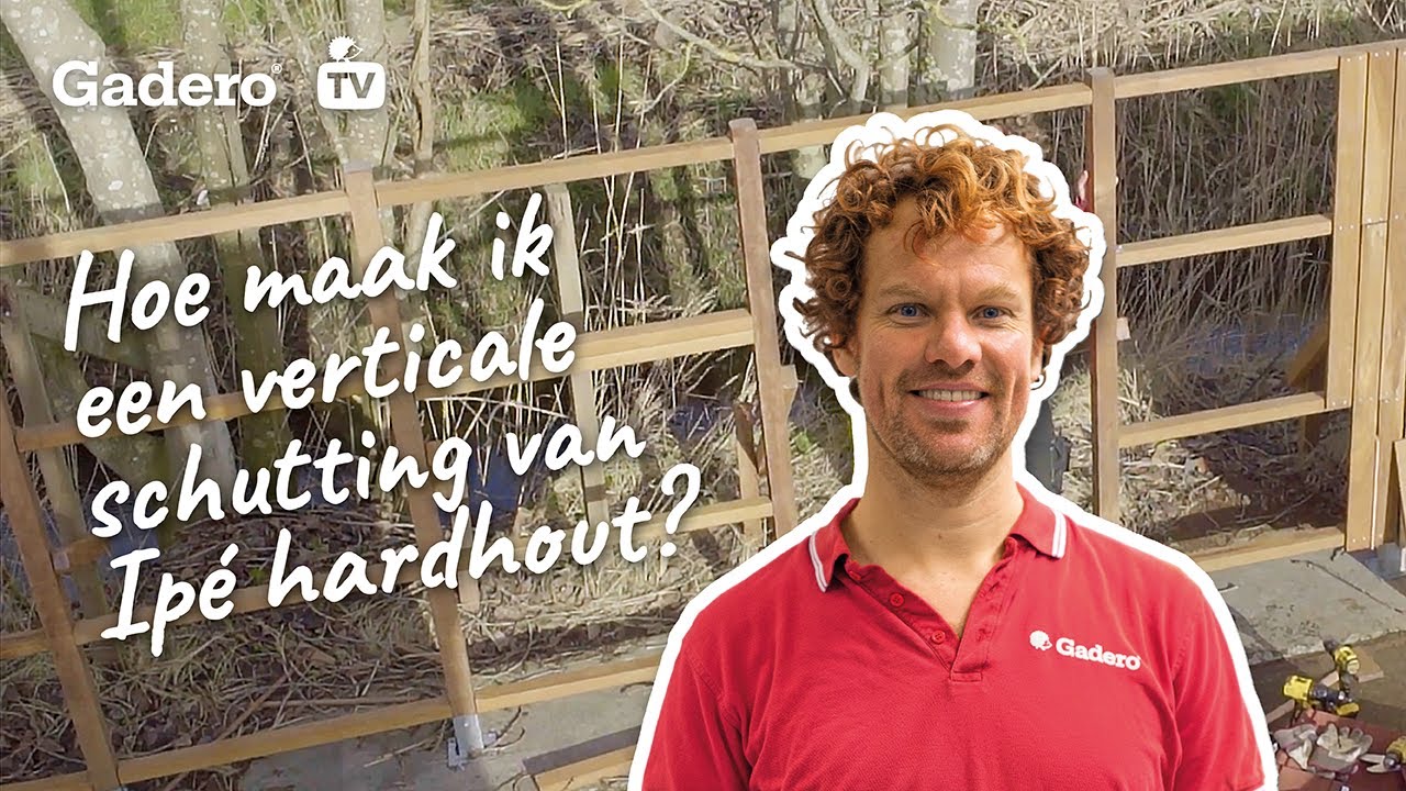 #94 Verticale schutting maken van Ipé hardhout